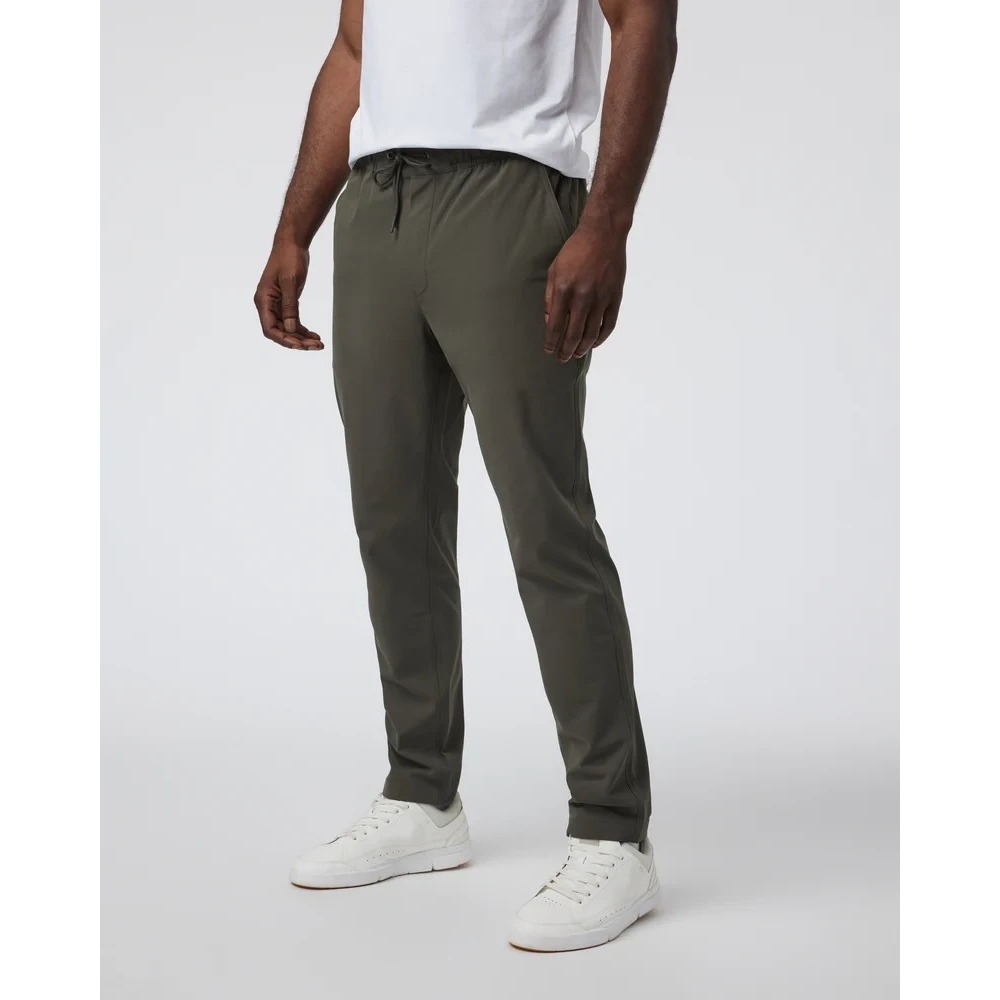 Vuori Meta Elastic Waist Pants Men M Athletic Slim Chino Performance Stretch EUC